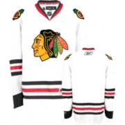 Reebok EDGE Chicago Blackhawks Authentic Blank White Jersey