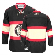 Reebok EDGE Chicago Blackhawks Authentic Blank Black New Third Jersey