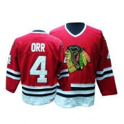 CCM Chicago Blackhawks 4 Bobby Orr Authentic Red Throwback Jersey