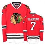 Reebok Chicago Blackhawks 7 Brent Seabrook Premier Red Home Jersey