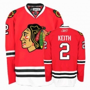 Youth Reebok EDGE Chicago Blackhawks 2 Duncan Keith Authentic Red Home Jersey