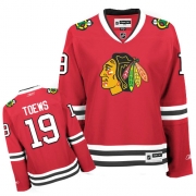 Reebok EDGE Chicago Blackhawks 19 Jonathan Toews Red Women Home Authentic Jersey