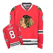 Youth Reebok EDGE Chicago Blackhawks 8 Nick Leddy Red Authentic Jersey