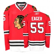 Reebok EDGE Chicago Blackhawks 55 Ben Eager Authentic Red Home Jersey