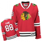 Reebok EDGE Chicago Blackhawks 88 Patrick Kane Red Women Home Authentic Jersey