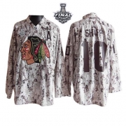 Reebok EDGE Chicago Blackhawks 10 Patrick Sharp Camouflage Authentic With 2013 Stanley Cup Finals Jersey