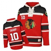 Reebok Chicago Blackhawks 10 Patrick Sharp Red Sawyer Hooded Sweatshirt Premier Jersey